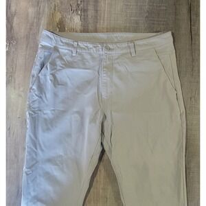 BYLT Premium Basics Everyday Pant 2 2.0 Mens 38T X 31 Light‎ Gray Performance